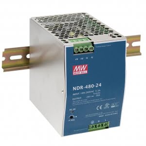 منبع تغذیه NDR-480-24