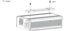 دستگیره فیزیکی شارژر و منبع تغذیه 450 و 750 واتی مین ول NPP-450/750 MEAN WELL