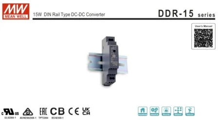ابتدای دیتاشیت کانورتر DDR-15