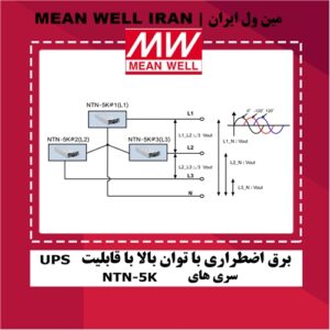 برق اضطراری با توان بالا با قابلیت UPS سریهای NTN-5K مینول