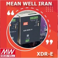پوستر اصلی معرفی خبری محصول منبع تغذیه ریلی خانواده XDR-E مینول